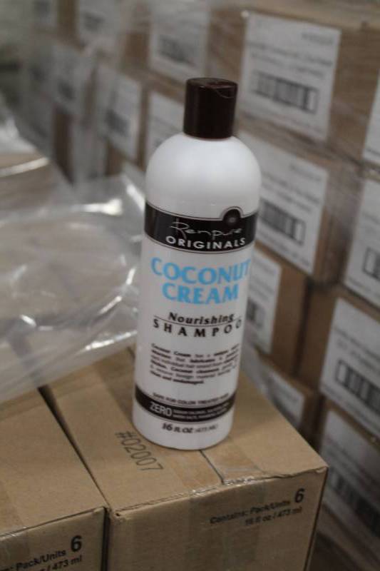 lot 225 image: Boxes of Renpure Originals Cocoanut Cream Nourishing Shampoo