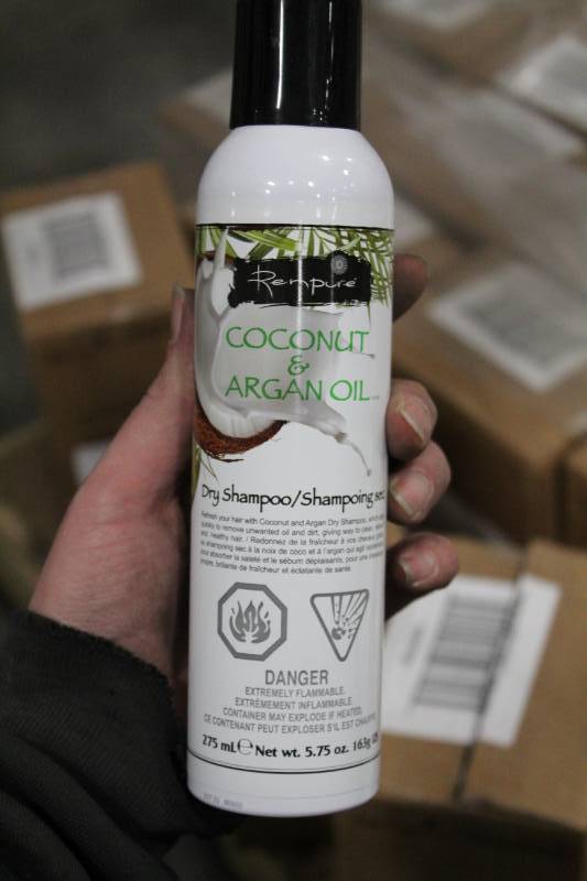 lot 227 image: Boxes of Renpure Coconut & Argan Oil Dry Shampoo