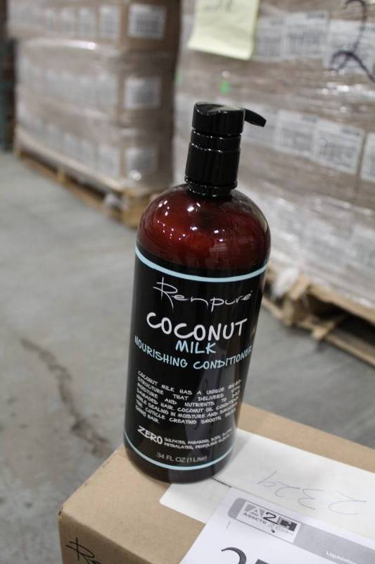 lot 276 image: Box of Renpure Professional Coconut Milk Nourishing Conditioner