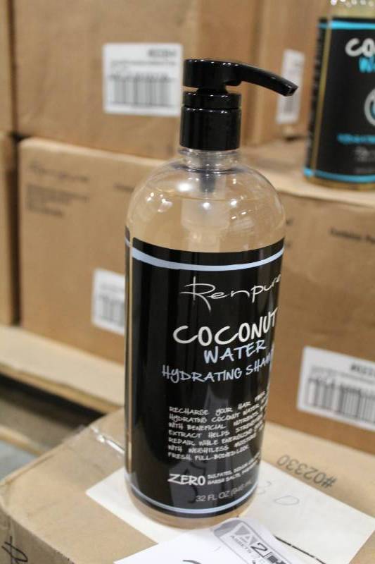 lot 279 image: Box of Renpure Coconut Water Hydrating Shampoo