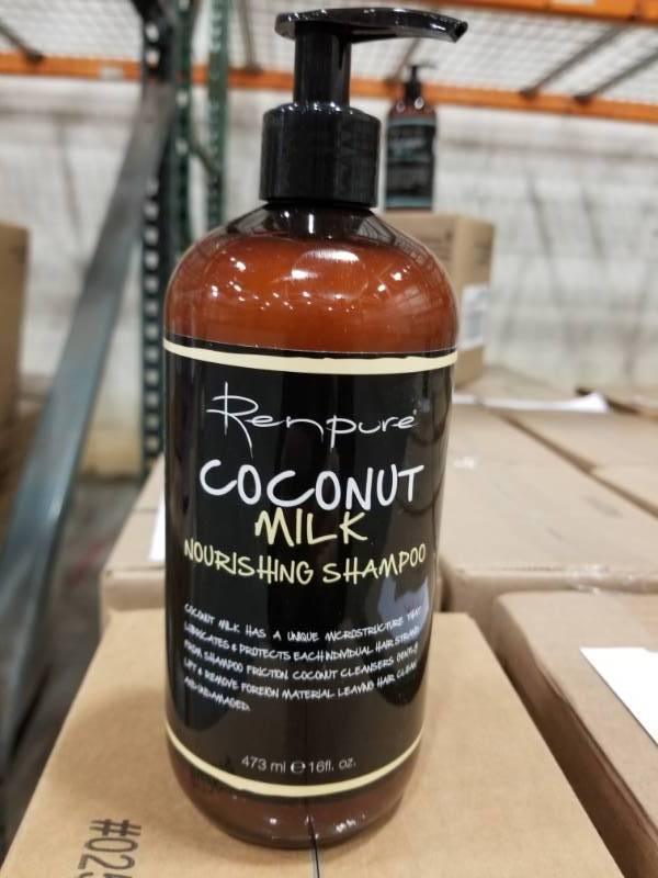 lot 301 image: Boxes of Renpure Coconut Milk Nourishing Shampoo