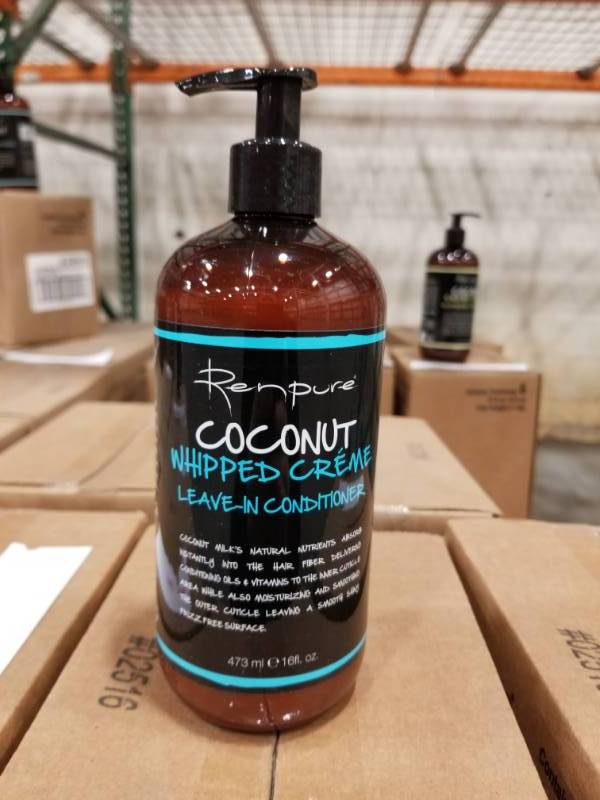 lot 303 image: Boxes of Renpure Coconut Whipped Crme Leave-In Conditioner