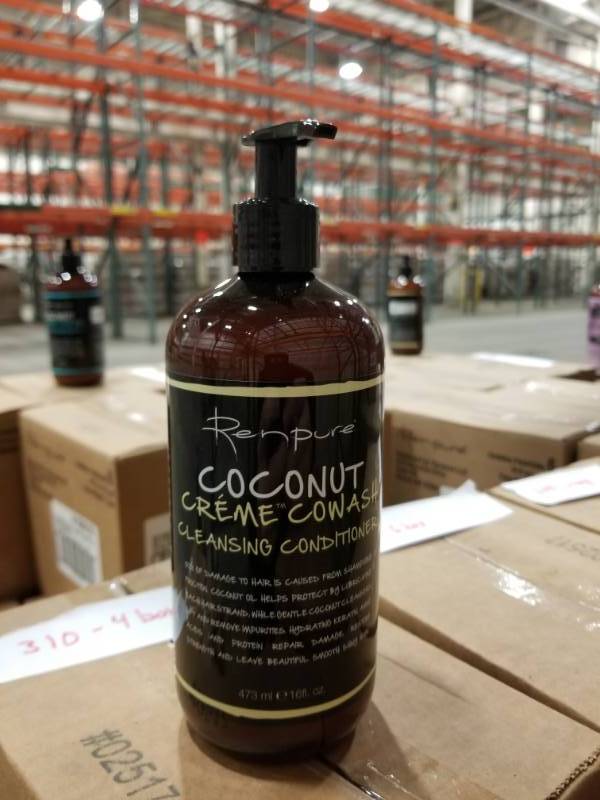 lot 308 image: Boxes of Renpure Coconut Crme Cowash Cleansing Conditioner