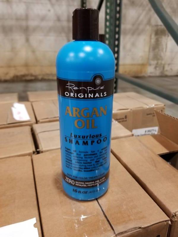 lot 311 image: Boxes of Renpure Originals Argan Oil Luxurious Shampoo