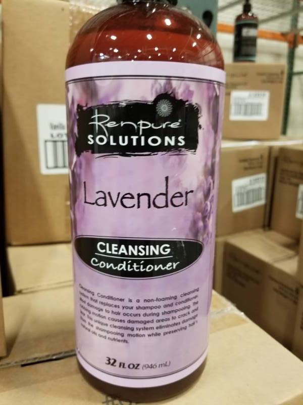 lot 297 image: Boxes of Renpure Solutions Lavender Cleansing Conditioner