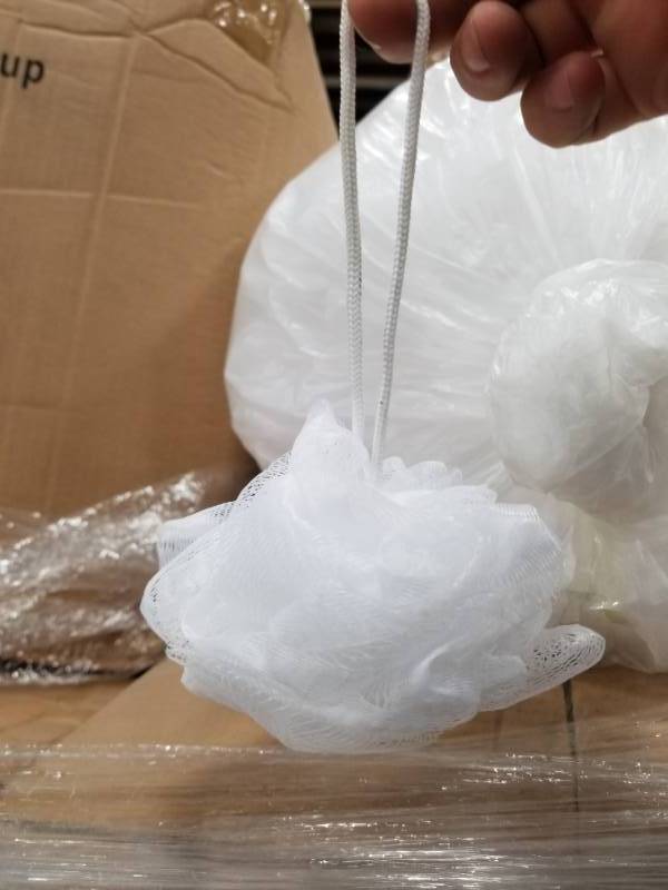 lot 325 image: Boxes of Business Impact Group Mesh Loofah White