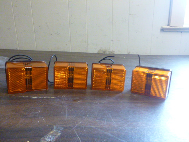 4 NEW Optronics Amber Trailer Clearance Lights