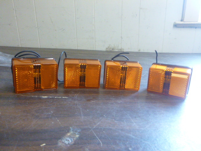 4 NEW Optronics Amber Trailer Clearance Lights