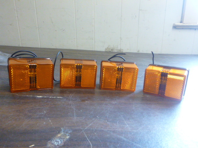 4 NEW Optronics Amber Trailer Clearance Lights