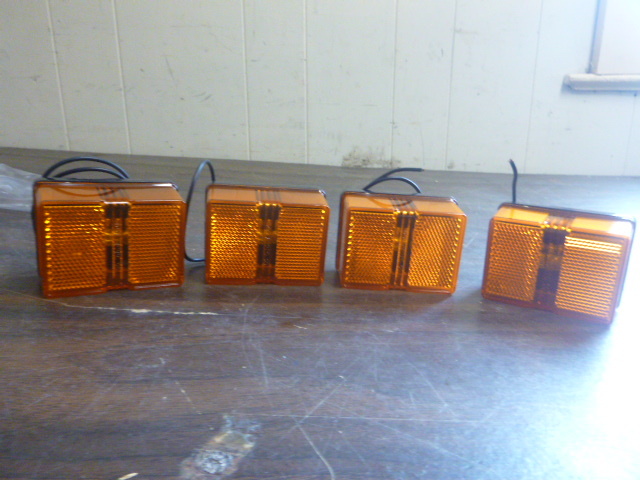 4 NEW Optronics Amber Trailer Clearance Lights