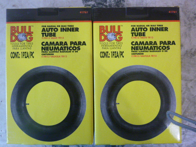 2 Bull Dog Auto Inner Tubes