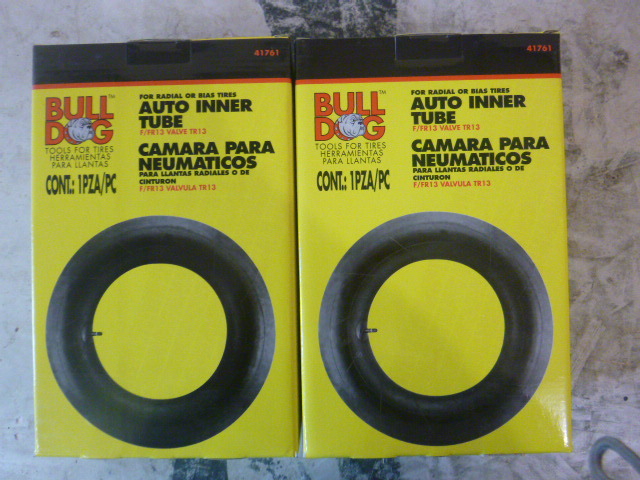 2 Bull Dog Auto Inner Tubes