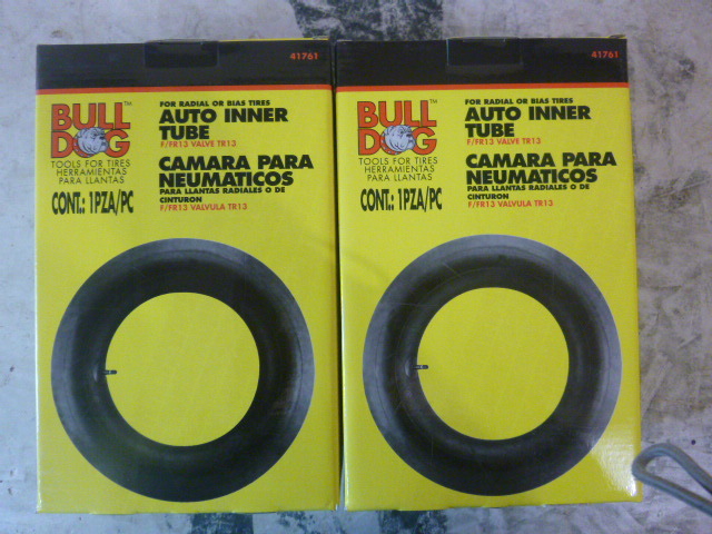 2 Bull Dog Auto Inner Tubes