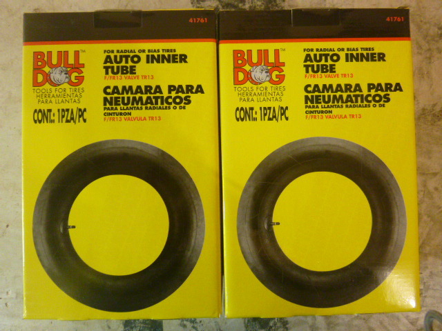 2 Bull Dog Auto Inner Tubes