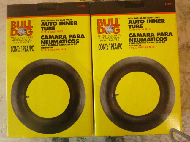 2 Bull Dog Auto Inner Tubes