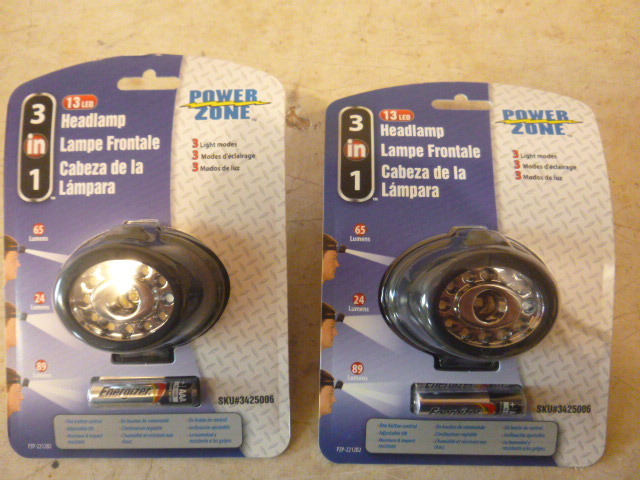 2 PowerZone 3 in 1 Headlamps