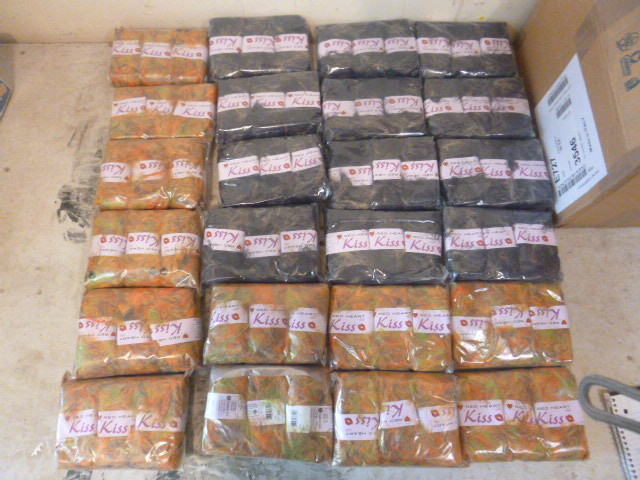 24 Packages of Red Heart Kiss Yarn