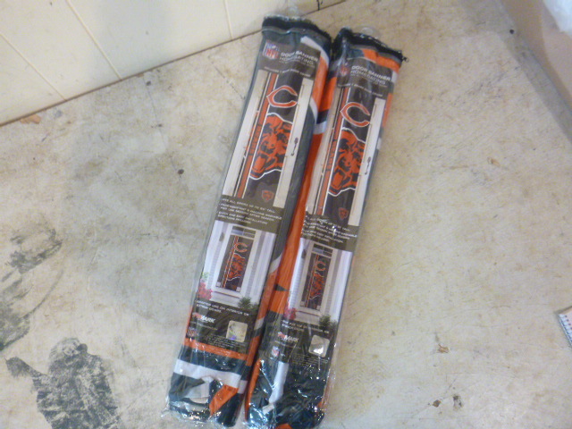 2 Chicago Bears Door Banners
