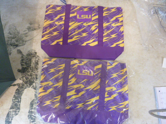 2 Louisiana State University LSU Tote Bags
