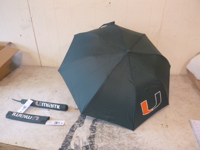 2 University of Miami Umbrellas
