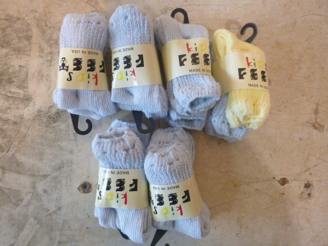 12 Pair of Kids Feet Baby Socks