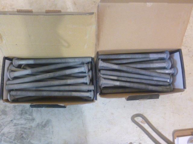 2 Boxes of Paulin Carriage Bolts