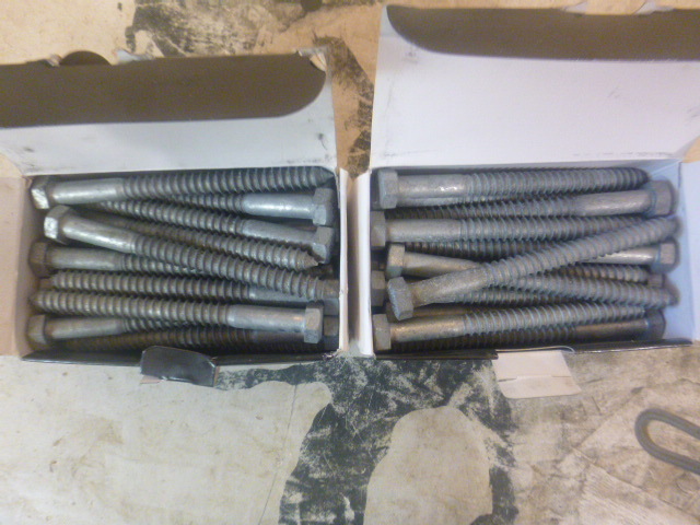 2 Boxes of Paulin Lag Bolts