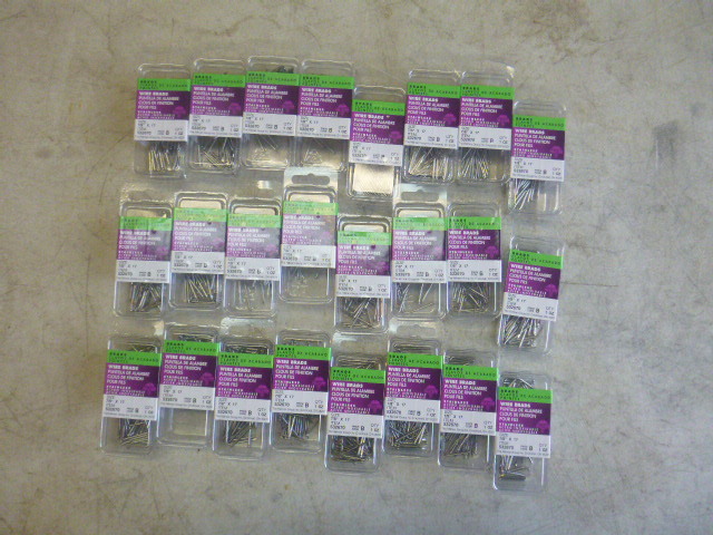 24 Packs of Hillman Wire Brads