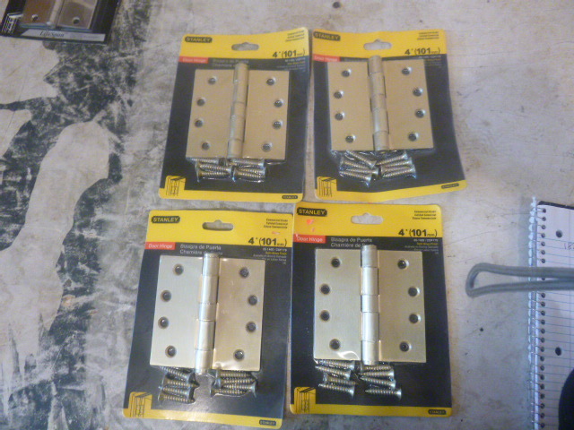 4 Stanley Door Hinges