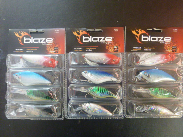 3 Packs of Blaze Hand Bait Lure Kits