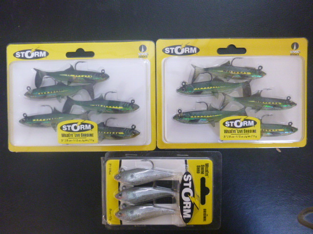 3 Packages of Storm Wild Eye Shads and Sandines