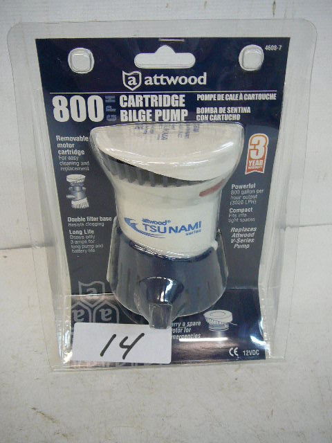 lot 14 image: Cartridge Bilge Pump