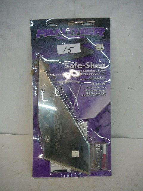 lot 15 image: Safe Skeg Stainless Steel Skeg Protection Panther 35-ss695 Fits Yamaha Out Boards 200-225-250-300 2  4 Stroke 2003 to date