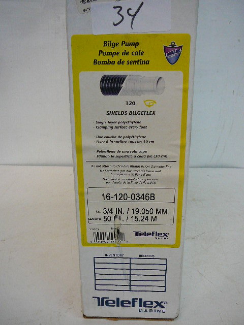 lot 34 image: Bilge Pump Hose 34 x 25