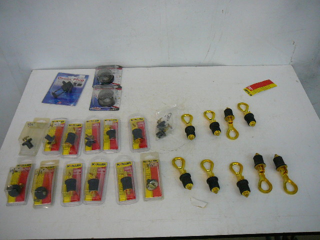 lot 49 image: Drain Plugs and Strainers