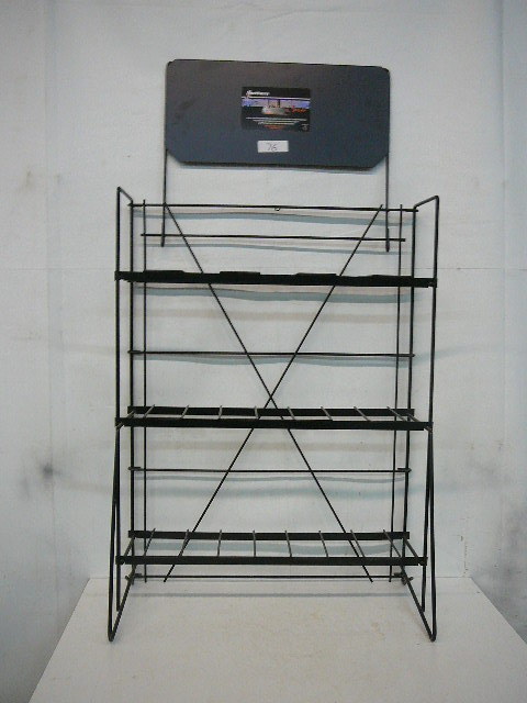 lot 76 image: Battery Display Rack