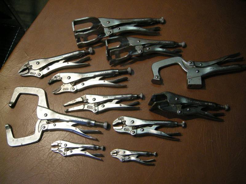 lot 43 image: MAC Tools 11 pc Spring Clamp Set