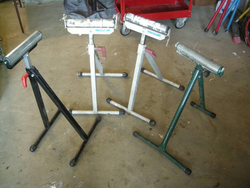 lot 57 image: Folding Adjustable Work Supports