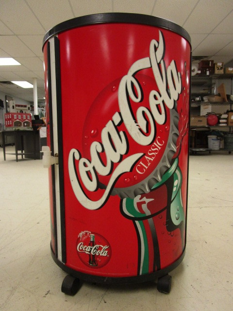 coca cola wheeled cooler