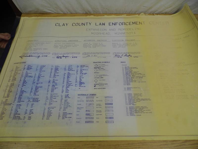 Blueprints Moorhead Law Enforcement Center