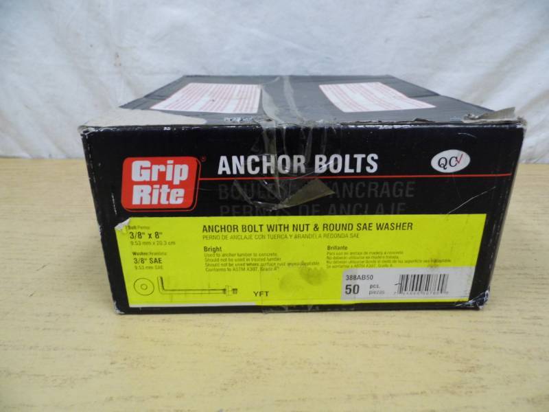 Grip Rite Anchor Bolts