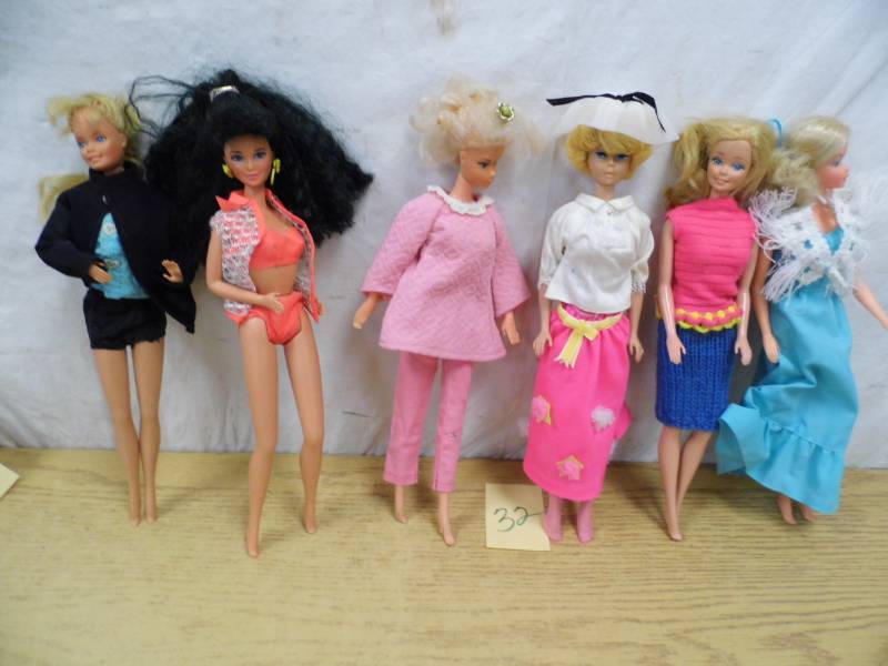 Lot of Barbie Dolls