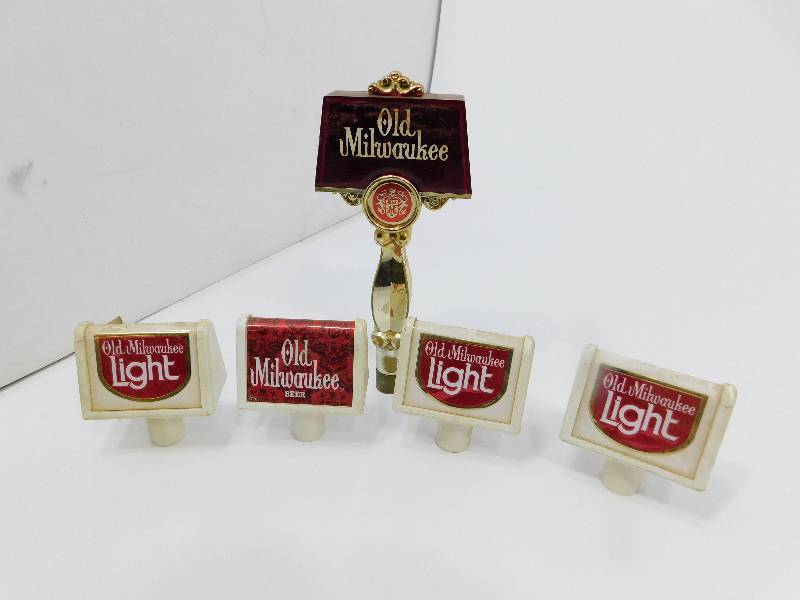 lot 34 image: Five Beer Tap Handles