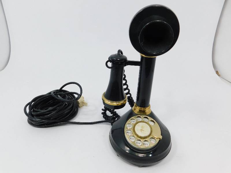 lot 72 image: Vintage Candlestick Desk Model Telephone--Model #146004