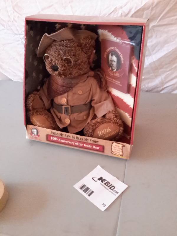 lot 73 image: 100th Anniversary Limited Edition Theodore Roosevelt Teddy Bear