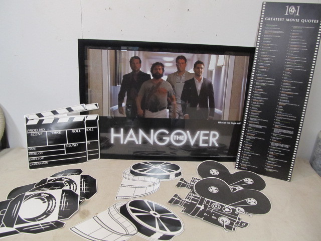 lot 37 image: Group of Home theaterMovie Decor