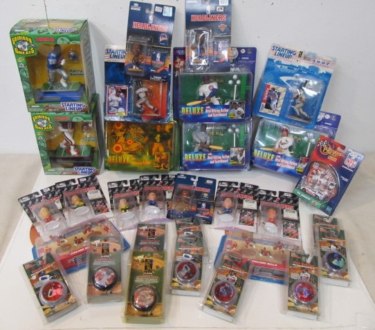 lot 57 image: Large Lot of Collectible Sports Figures etc - All NIB 