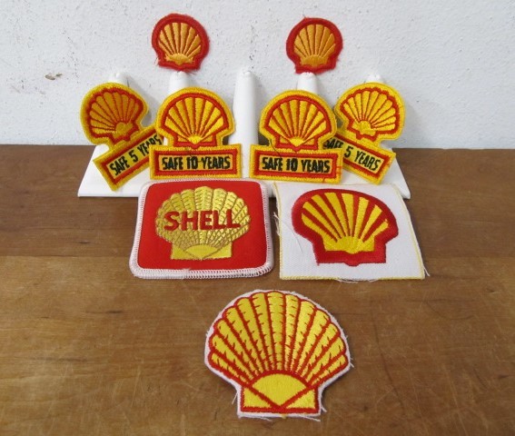 lot 106 image: Lot of NOS Vintage SHELL Advertising Patches