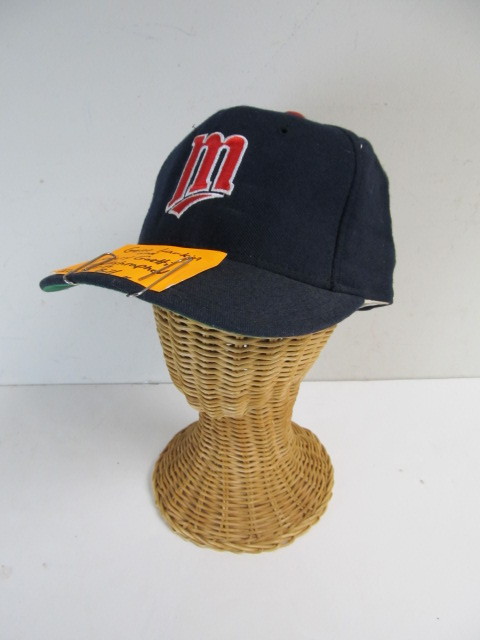 lot 155 image: Autographed MN Twins Baseball Cap - Gene Larkin & Gary Gaetti 