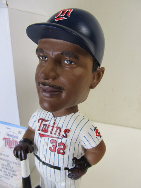 lot 68 image: Mint In Box 2001 Game Giveaway DAVE WINFIELD Bobblehead - wGame Ticket